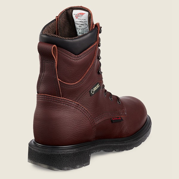 Botas de Trabajo Red Wing Hombre Vino - Supersole® 2.0 - 8-Inch Waterproof Soft Toe - 312-FARYXI